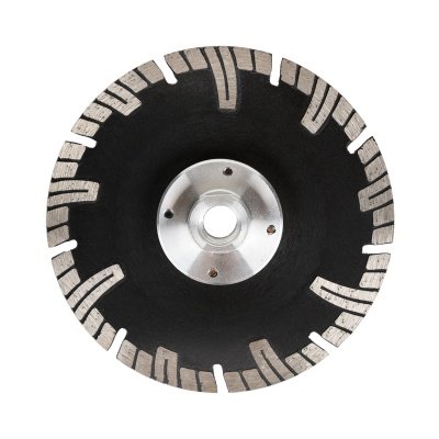 Диск алмазный отрезной турбо с фланцем GABBRO 125*M14*2,0 мм гранит сухой рез TECH-NICK Диск алмазный отрезной турбо с фланцем GABBRO 125*M14*2,0 мм гранит сухой рез TECH-NICK